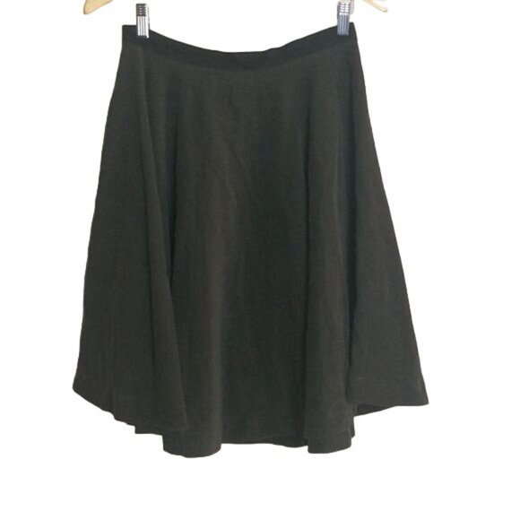 Free People Brown Corduroy Embroidered Skirt Size 2 - Picture 5 of 9